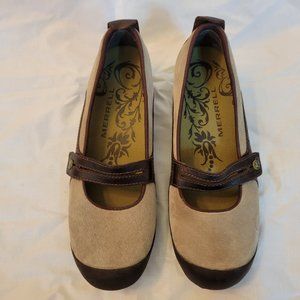 Merrell Plaza Bandeau mary janes, dark taupe sz 9.5